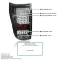 thumbnail image 3 of Spec-D Tuning Black LED Tail Lights Lamps Compatible with 2007-2013 Toyota Tundra, Left + Right Pair Assembly, 3 of 7