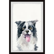 Parvez Taj Delighted Puppy Framed Wall Art
