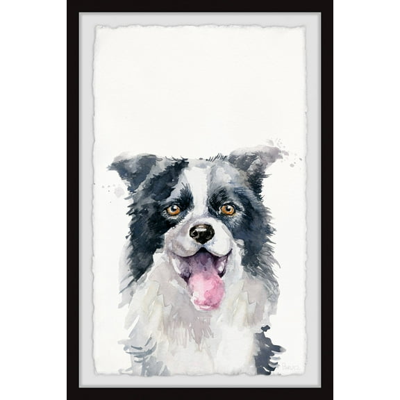 Parvez Taj Delighted Puppy Framed Wall Art