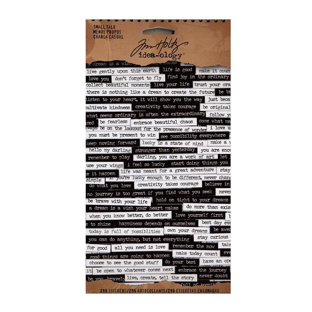 Idea Ology Paperie Small Talk Stickers 296 Words Pack Of 6 Walmart Com