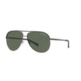 thumbnail image 2 of Armani Exchange AX 2002 Metal Unisex Aviator Sunglasses Matte Gunmetal 61mm Adult, 2 of 3