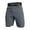 Gray-11318BB, variant on Men's Cargo Shorts Basketball Running Workout Athletic Men Shorts Elastic Waist Wide Leg Running Shorts for Men Green XXXL
