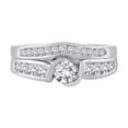 thumbnail image 2 of KATARINA 14K White Gold 1/2 cttw Diamond Bridal Engagement Set (G-H, SI2-I1), 2 of 5