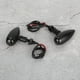 thumbnail image 3 of Retro Bullet motocicleta luces traseras freno señal de giro indicador de luz negro Jadeshay A, 3 of 9