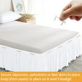thumbnail image 5 of 30 Pieces Bed Skirt Pins Bed Skirt Holding Pins Bed Skirt Pins or Holders Furniture Chair Leg Pins Nails Holding Pins Plastic Head Double Pins for Upholstery, Slipcovers and Bedskirts, 5 of 5