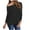 Black, variant on Womens Off Shoulder Sweater Loose Long Sleeve Boat Neck Tunics Tops Fall Solid Color Casual Pullover Shirts (Khaki M)