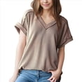 thumbnail image 1 of Blusas de Corta para Mujer Color Camello M, 1 of 6