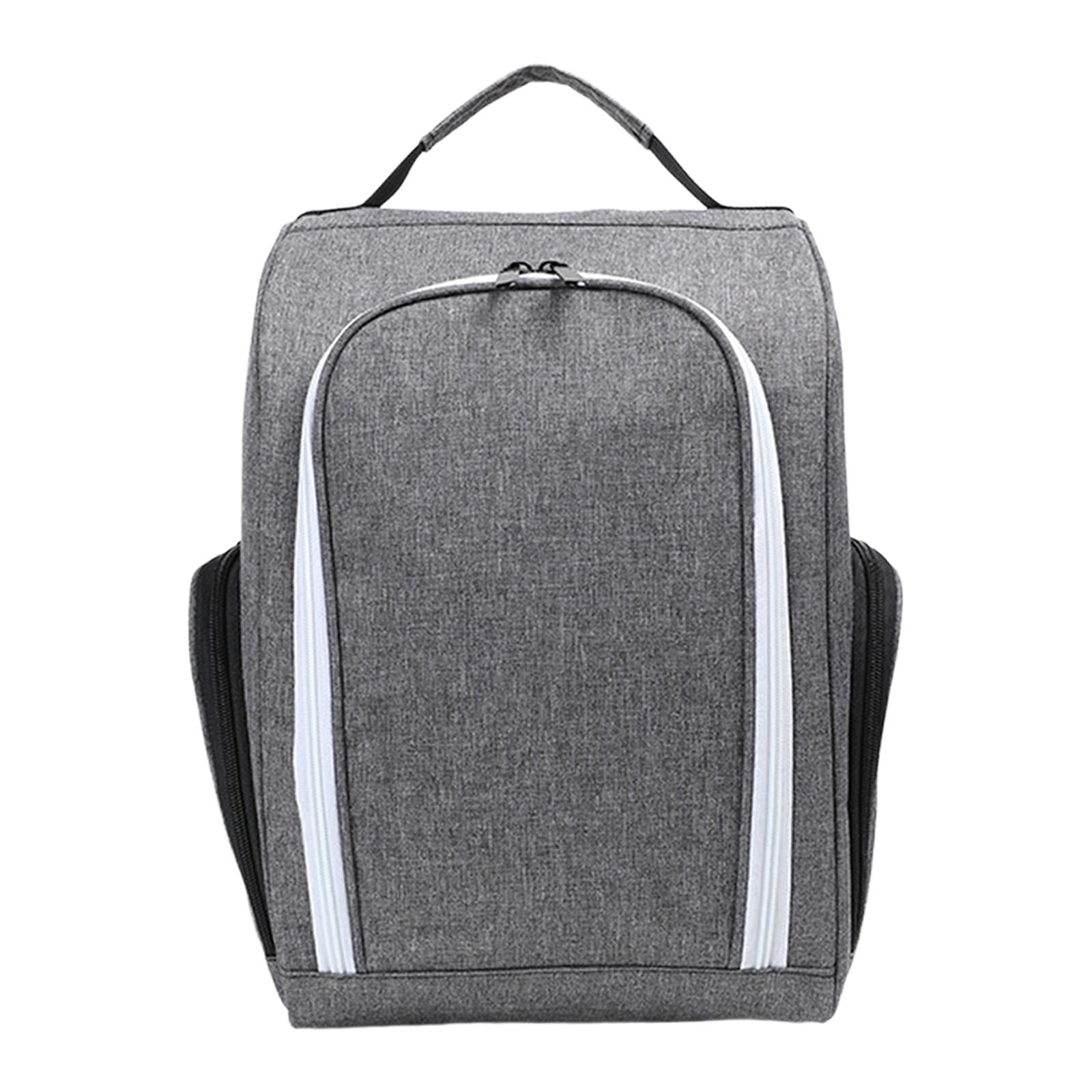 Golf Shoe Bag Lightweight Canvas Organizer with Ventilation Pocket for Golf Sports Men Women