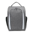 thumbnail image 3 of Bolsa para zapatos de golf, organizador portátil de viaje, transpirable, con cremallera y doble bolsillo exterior para deportes., 3 of 8