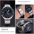 thumbnail image 5 of Correa de reloj para Casio Edifice Series 5582 ECB-900 ECB-900YDB, correa de reloj de acero inoxidable macizo, accesorio de pulsera de 22 mm, 5 of 5