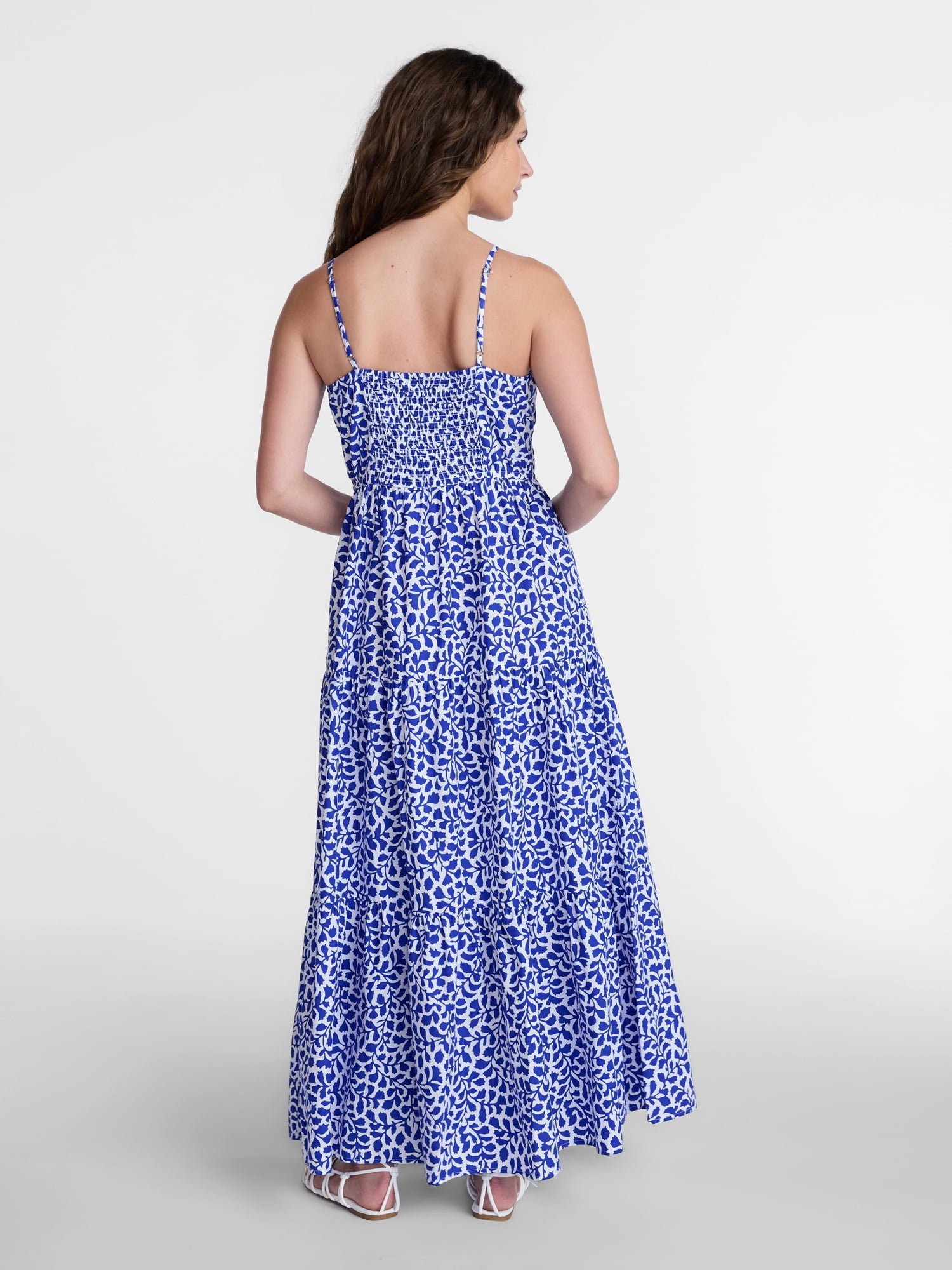 Time and Tru Women's Strappy Maxi Dress, Sizes XS-XXXL