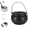 thumbnail image 4 of stanreset Halloween Witch Cauldrons Fog Maker Spooky Mist Effect Wide Application Safe To Festive Decorations silver US Plug 1Set, 4 of 6