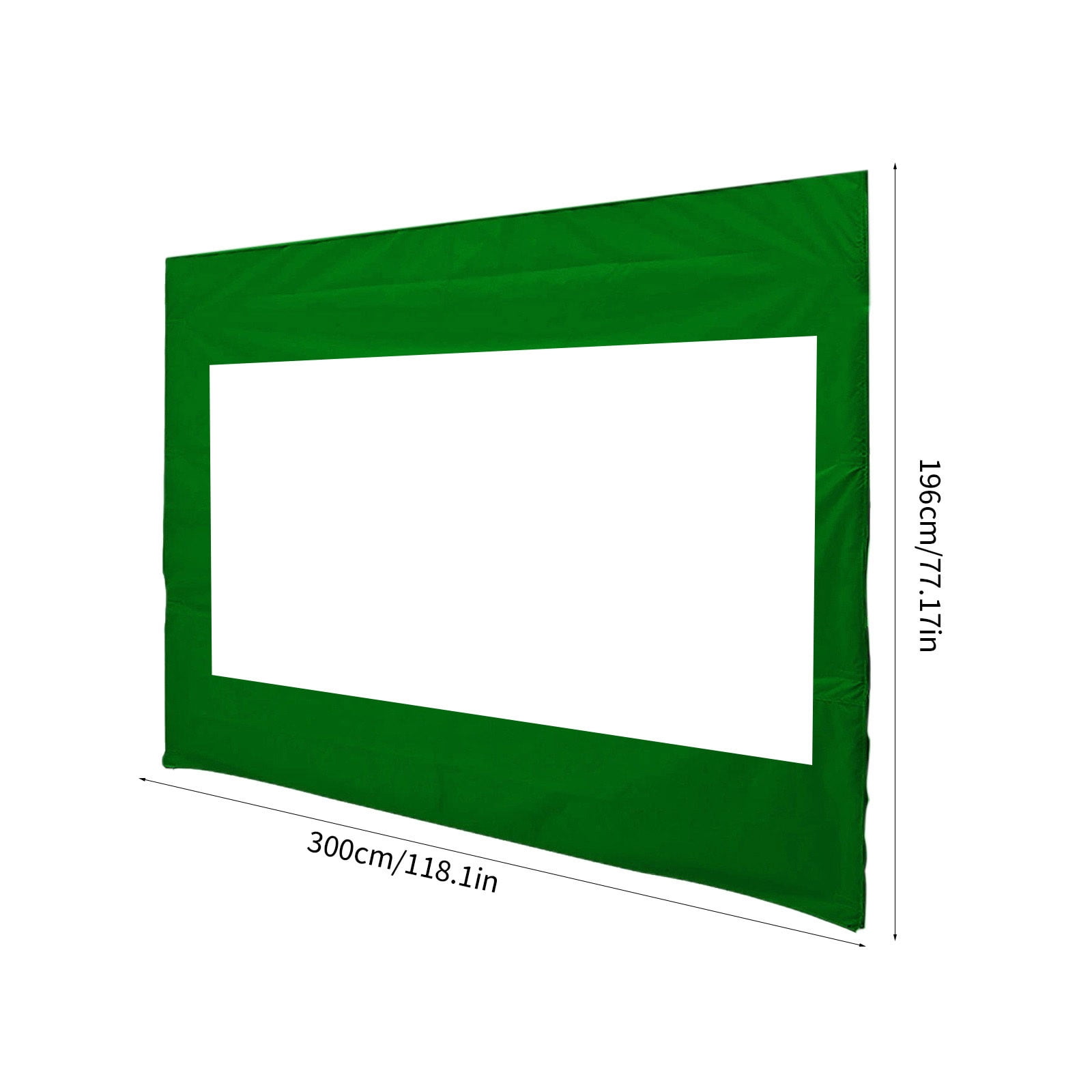 BGZLEU Green Canopy Tent,Translucent Tent,Portable Pop Up Outdoor Gazebo with 1 Sidewall,UV ProtectionTent,Come with Carry Bag - Blue