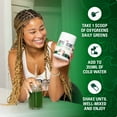 thumbnail image 4 of EHP Labs OxyGreens Super Greens Powder - Spirulina & Chlorella Superfood, Green Juice Powder & Greens Supplements with Prebiotic Fibre, Antioxidants & Immunity Support, 30 Serves (Pineapple), 4 of 10
