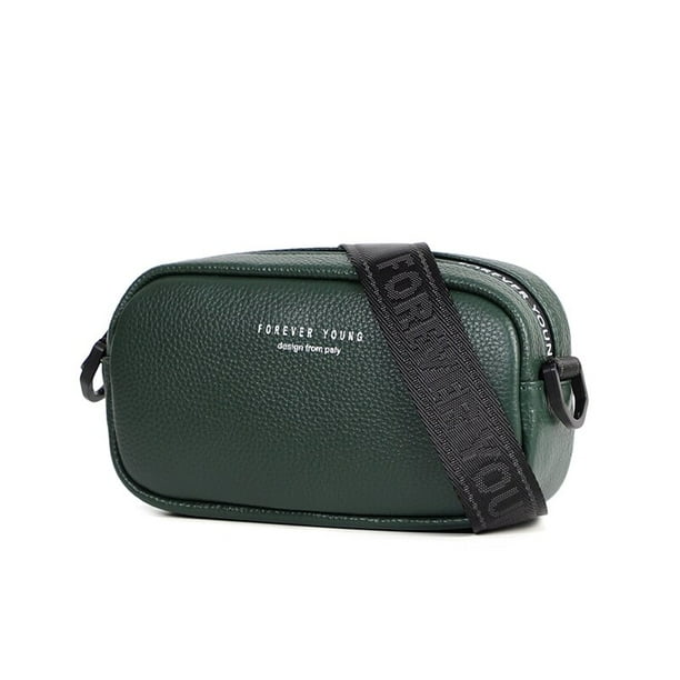 Bolso de hombro pequeño para mujer, bolsa Premium para teléfono, almohada, tira larga, Mochila de compras callejera, marrón y negro, moda británica Fivean unisex