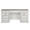 thumbnail image 3 of 2 Piece Set With Executive Desk and Desk Chair in French Rustic, 3 of 10