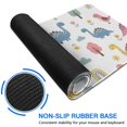 thumbnail image 6 of Long Mouse Pads for Desk,White Dinosaurs Birds Rainbows Pattern Desk Mats on Top Of Desks, Desk Mouse Pad Extra Large with 3mm Non-Slip Base and Stitched Edge for Gaming,Office,Work,Home 35.4"x15.7", 6 of 6