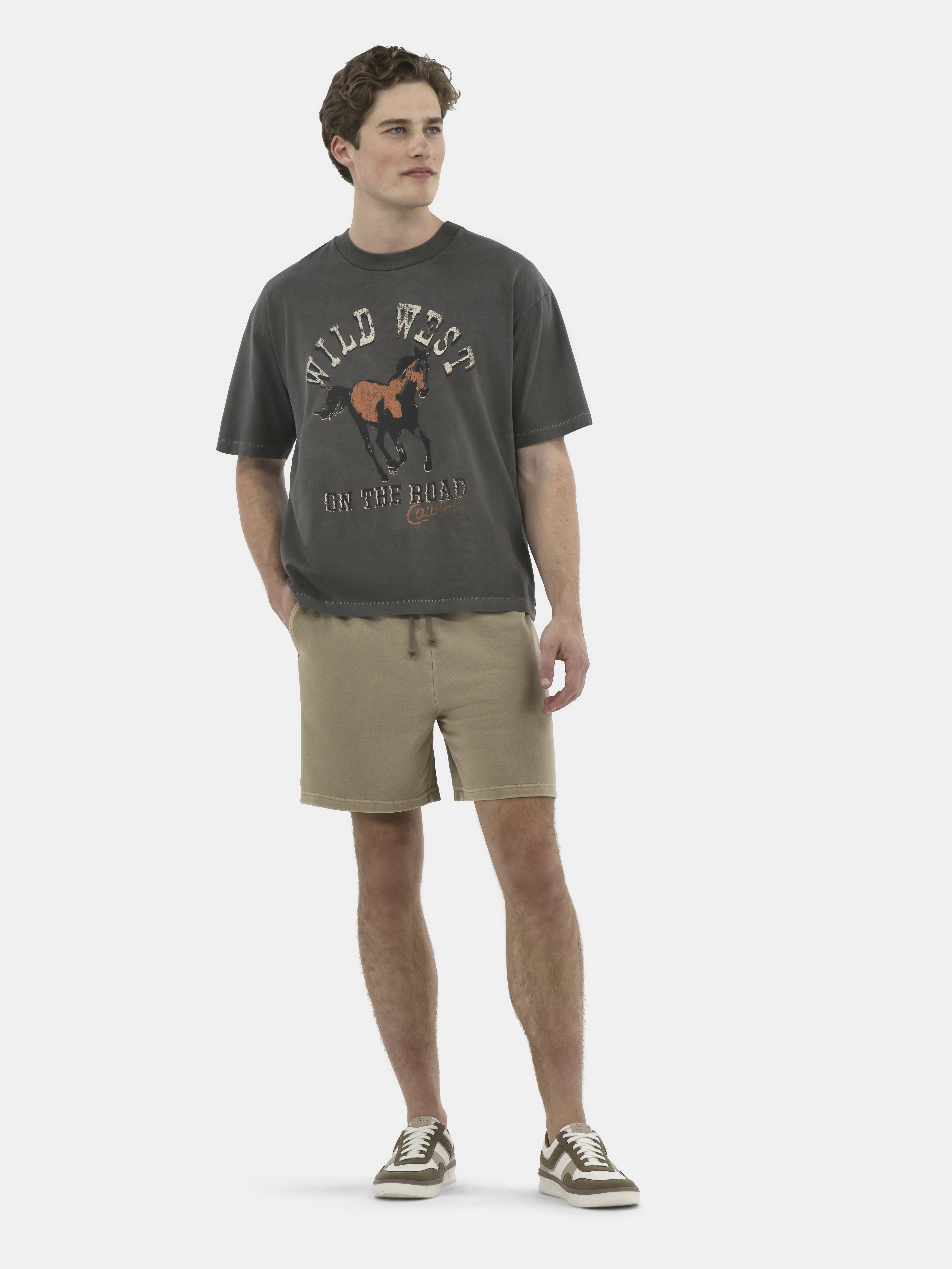 No Boundaries Graphic Crop Tee, Men's & Big Men's
