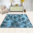 thumbnail image 3 of Coolnut Camouflage Head Lightweight Carpet Mats, 5'3" x 4' Area Soft Rugs, Floor Mat Rug Home Decoration for Kids Room Living Room, 63"x 48", 3 of 6