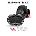 thumbnail image 5 of BOSS Audio Systems CH6930B Chaos Series Altavoces estéreo para puerta de coche de 6 x 9 pulgadas, 400 vatios máximo, 3 vías, audio de rango completo, tweeters, coaxial, se venden en pares, 5 of 5