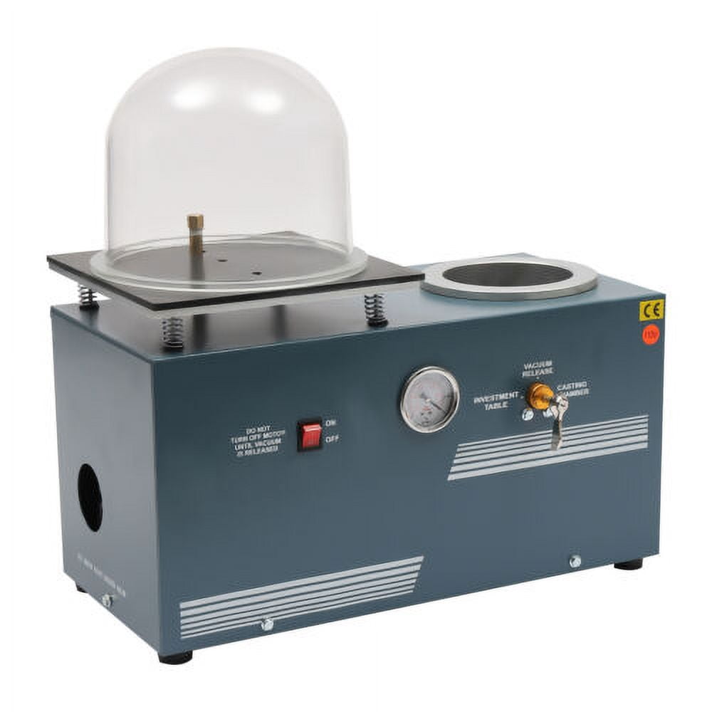 Jewelry Lost Wax Cast Combination 2L Vacuum Investing Casting Investment Machine