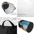 thumbnail image 2 of Balery Playful Smile Cute Dog Cesta de ropa redonda con asas, impermeable, independiente, para ropa, juguetes, dormitorio y familia-Small, 2 of 6