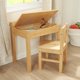thumbnail image 5 of Set de escritorio y silla Melissa & Doug, de madera, con tapa elevable, color miel, 5 of 8