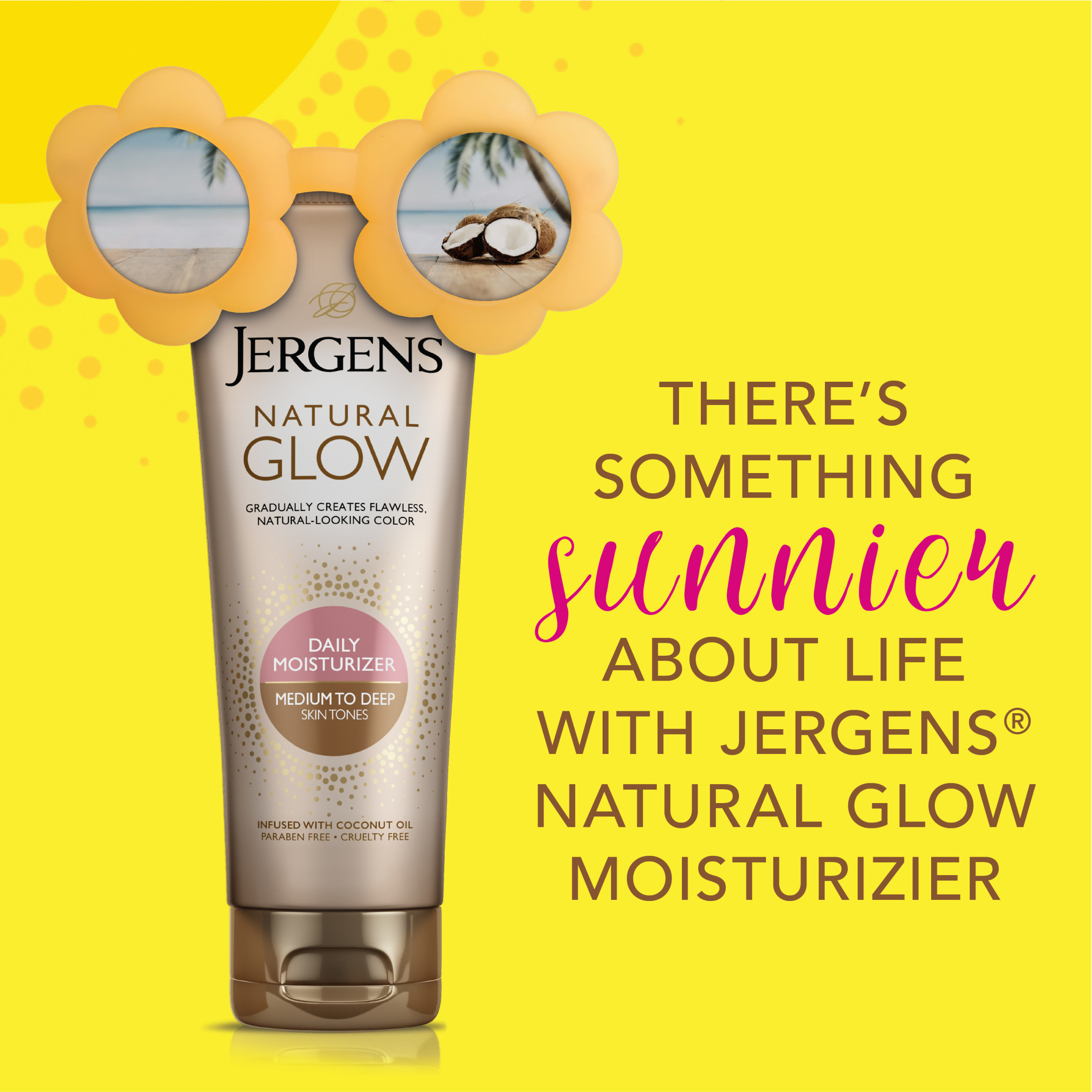 Jergens Natural Glow Sunless Tanning Daily Body Lotion, Medium to Deep Skin Tone, 7.5 fl oz - image 5 of 11