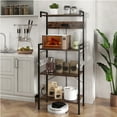 thumbnail image 4 of Gymax Kitchen Bakers Rack w/ Power Outlet 4 Tiers Coffee Bar Table w/ 2 AC Outlets, 4 of 10