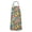 Pioneer Flower Floral-2, variant on Pioneer Flower Floral Print Pattern Apron for Women and Men, Cotton Linen Waterproof with Pockets, Adjustable, 33x27 Inch for Kitchen, Gardening, BBQ, Salon