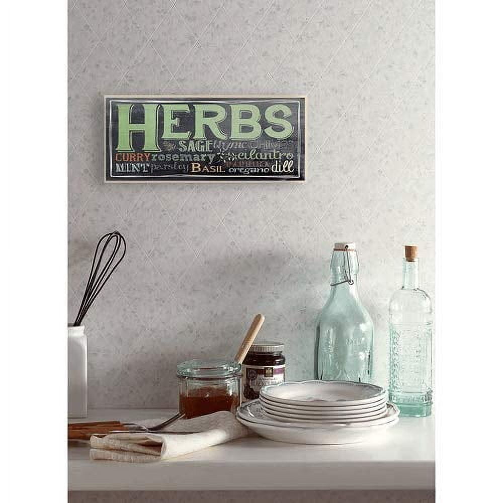 Stupell IndustriesHerbs Chalkboard Look Typography Kitchen Wall Plaqueby Jo Moulton