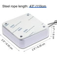 thumbnail image 4 of XYCCA 800g Set of 2 Punch-Free Automatic Sensor Door Closer, Multifunctional Drawstring Auto Door Closer for Residential Commercial Bedroom Room Storm (2 Pcs White)-1277, 4 of 5