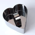 thumbnail image 4 of Molde de anillo para pastel de Mousse de acero inoxidable DIY, cortador de galletas con capa de forma cuadrada redonda y corazón de flores Herramientas y accesorios para hornear en forma de corazon Cateissary JJ21436-04, 4 of 4