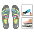 thumbnail image 4 of 2 uds plantillas magnéticas cómodas cuidado de la salud cuidado de los pies s transpirables con imanes para aliviar el aire libre hombres senderismo M Jinwen Plantillas de masaje, 4 of 8