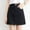 Black, variant on KIHOUT Skirt For Women Plus Size Clearance Fashion Women High Waist A-Line Casual Ladies Button Mini Fit Skirts
