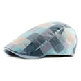 thumbnail image 1 of Chapeaux Mode Hommes Femmes Plaid Coton Chapeau Newsboy Béret Réglable avec Visière, 1 of 6
