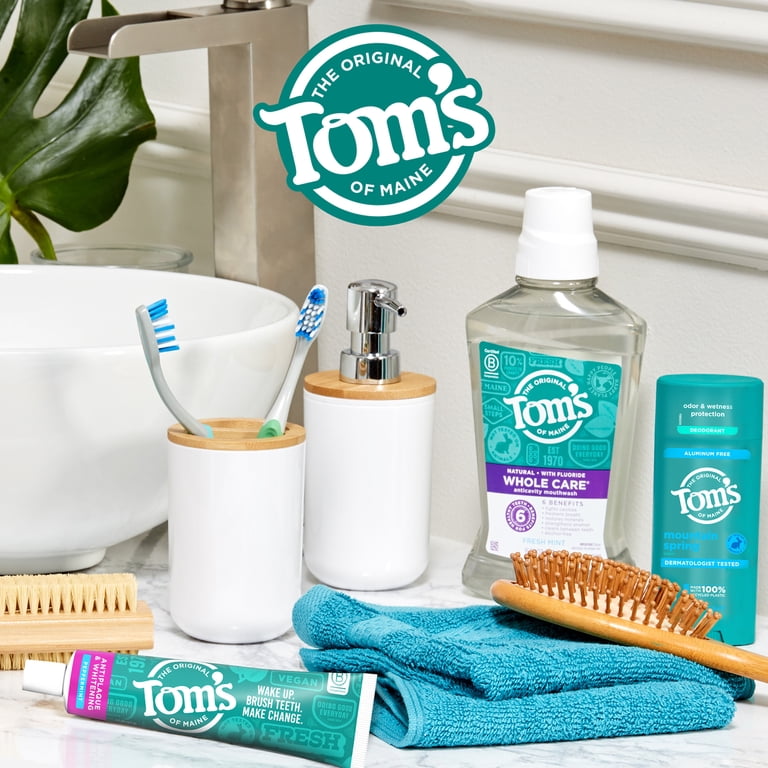Tom's Of Maine Anti-Plaque Fluoride Toothpaste - Peppermint - 2 Pack (11 Oz Each)