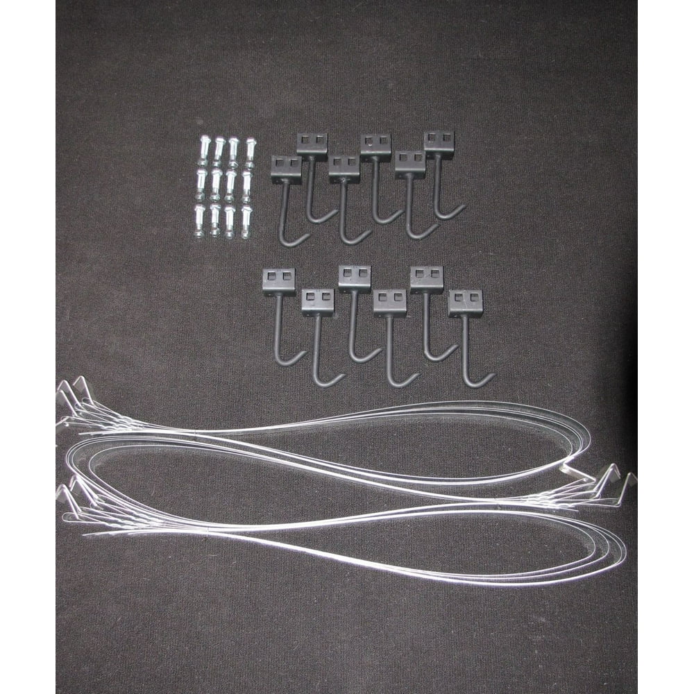 Mobile Home Parts Set of 12 Wet Concrete J Anchors, Tie Down Straps