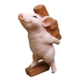 thumbnail image 1 of Estatua de Cerdo Strade Fareast Limited Figura de Escritorio Artesanía Adorno de Cerdo, 1 of 7