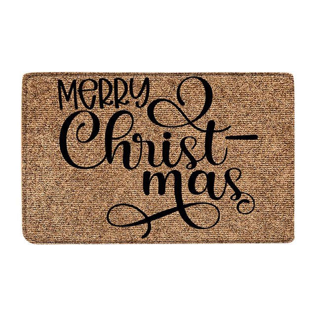 RYRDWP Christmas Door Gnome Floor Mat Cartoon Mat Hallway Kitchen Foot Mat