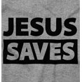 thumbnail image 3 of Jesus Saves Christian Religious Romper Boys or Girls Infant Baby Brisco Brands NB, 3 of 7