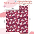 thumbnail image 5 of Red Baseballs and Stars Pattern Toddler Nap Mats for Kids Preschool,Sleeping Mat Bag or Kids,Toddler Sleeping Bag,Toddler Nap Mat or Daycare, 5 of 6