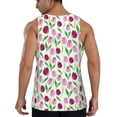 thumbnail image 3 of Haiem Tulips Flowers Men Workout Tank Top Gym Bodybuilding Sleeveless Muscle T Shirts Athletic Tank Breathable Workout Shirt-3X-Large, 3 of 9