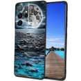 thumbnail image 1 of Compatible with Samsung Galaxy S21 Ultra Phone Case, Moon-0 Case Silicone Protective for Teen Girl Boy Case for Samsung Galaxy S21 Ultra, 1 of 1