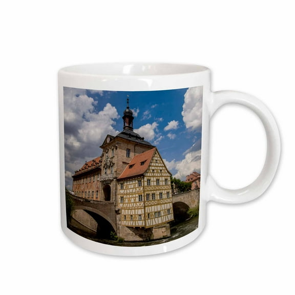 3drose, Old Town Hall, Altes Rathaus, Bamberg, Germany - Eu10 Jen0164 - Jim Engelbrecht, 11oz Mug