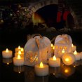 thumbnail image 6 of Wadada Flameless Votive Candles with Remote, 12Pack Flickering Battery Operated LED Tealight Candles, Realistic Fake Candle for Wedding, Christmas Decor(Amber Yellow,Battery Included), 6 of 7