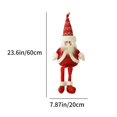 thumbnail image 3 of Adornos Navideños Muñecos de Tela Sentados onlyliua con Forma de Ciervo Muñecos de Nieve Ancianos, 3 of 6