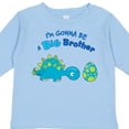 thumbnail image 4 of Inktastic Happy Dinosaur Future Big Brother Boys Long Sleeve Toddler T-Shirt, 4 of 5