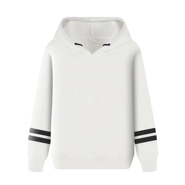 Gibobby Sudadera para Hombre Sudadera con capucha con forro de sherpa para hombre(Blanco,XG)