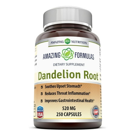 Amazing Formulas Dandelion Root 520 Mg 250 (Best Dandelion Root Extract)